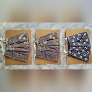 Floral Patterned Face Masks Set